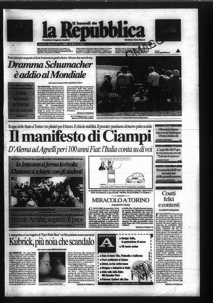 Il lunedì de La repubblica